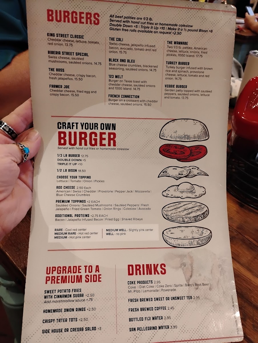 Menu One Twenty Three Burger House-4
