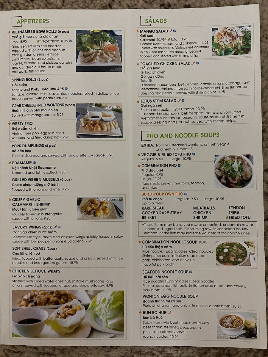 Menu One Vietnamese Restaurant-6