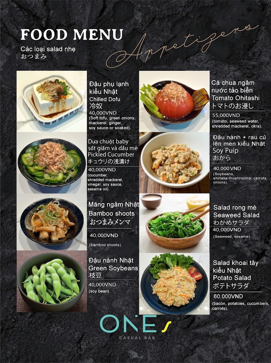 Menu Ones Casual Bar Japanese Restaurant-6