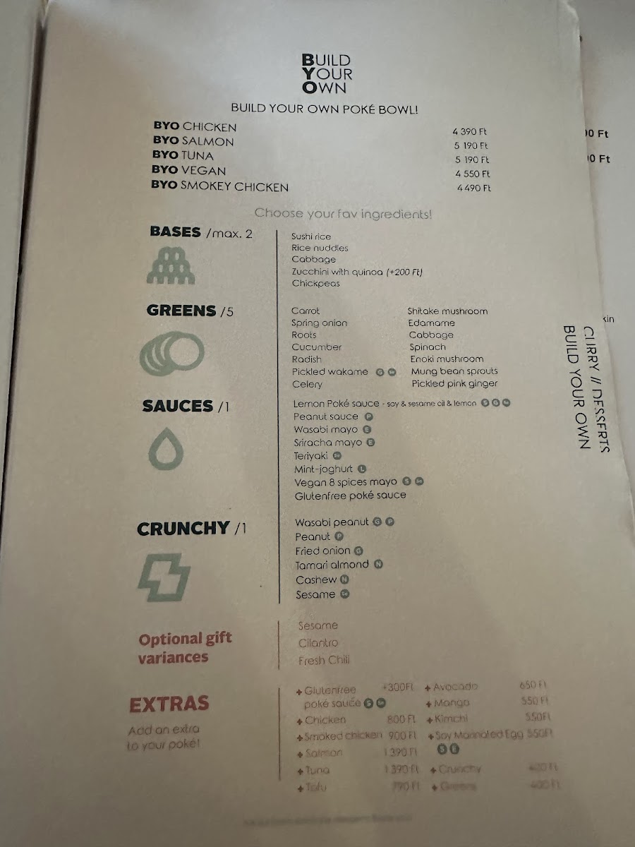 Menu Ono Poké Bowl & Bar Restaurant - 5. Kerület-8