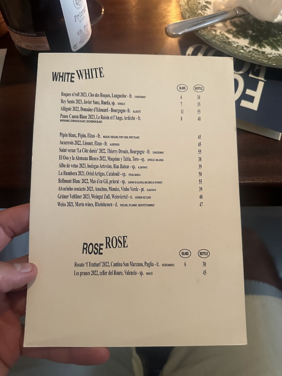 Menu Onslow-5