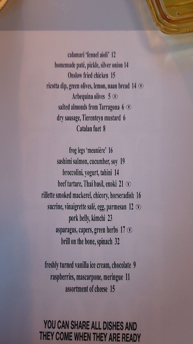 Menu Onslow-9