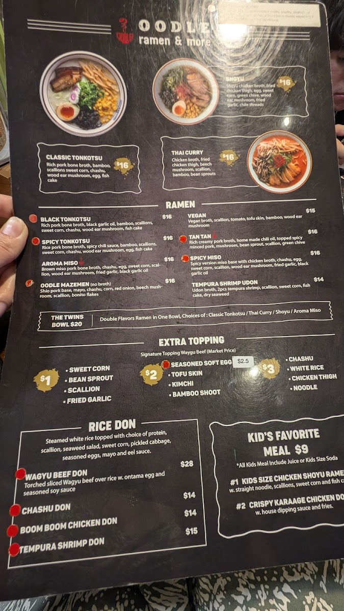 Menu Oodle-3