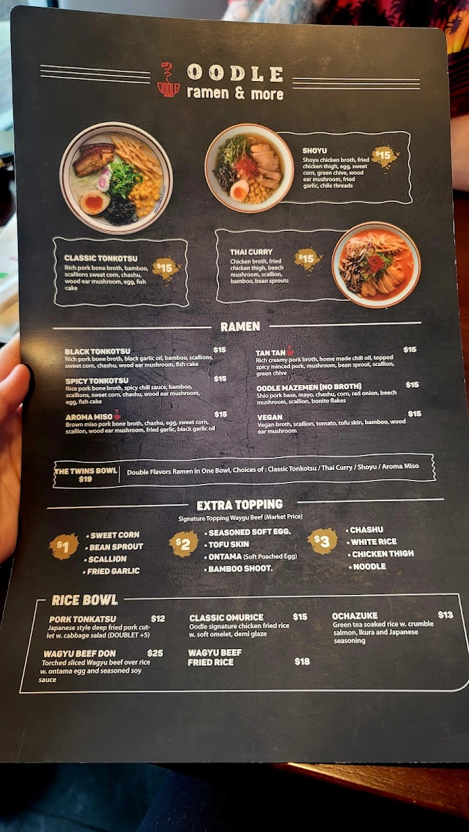 Menu Oodle-4