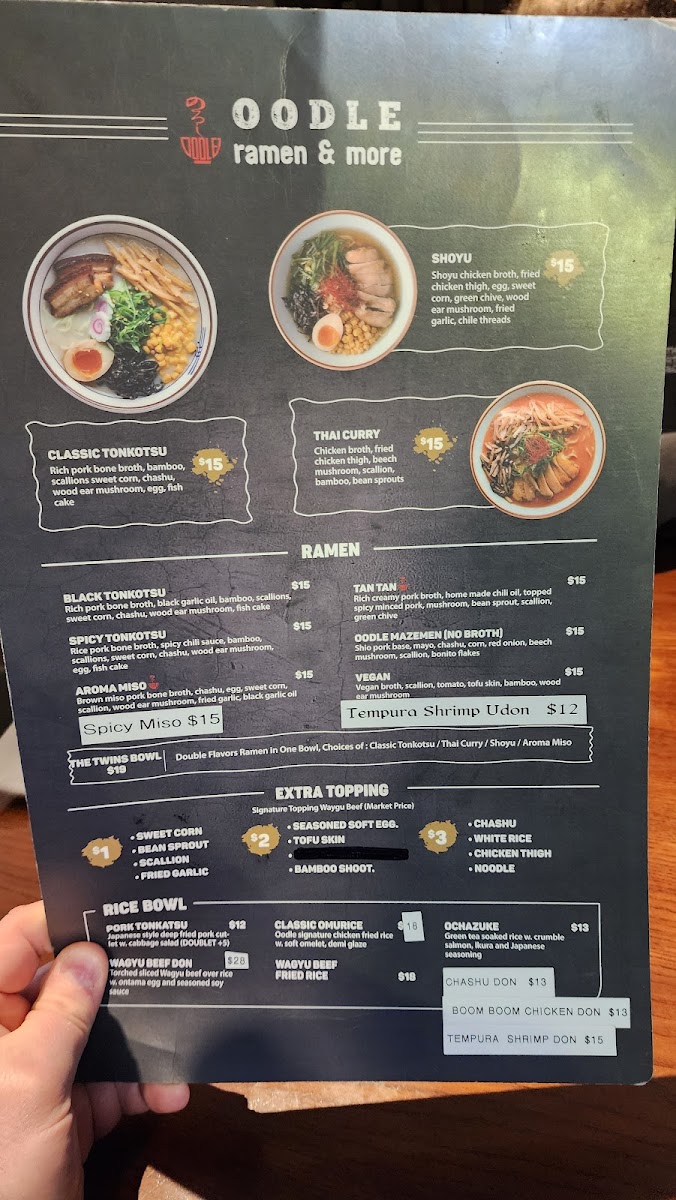 Menu Oodle-9