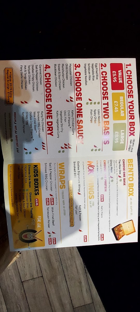 Menu Oodles Wok Ilford-10