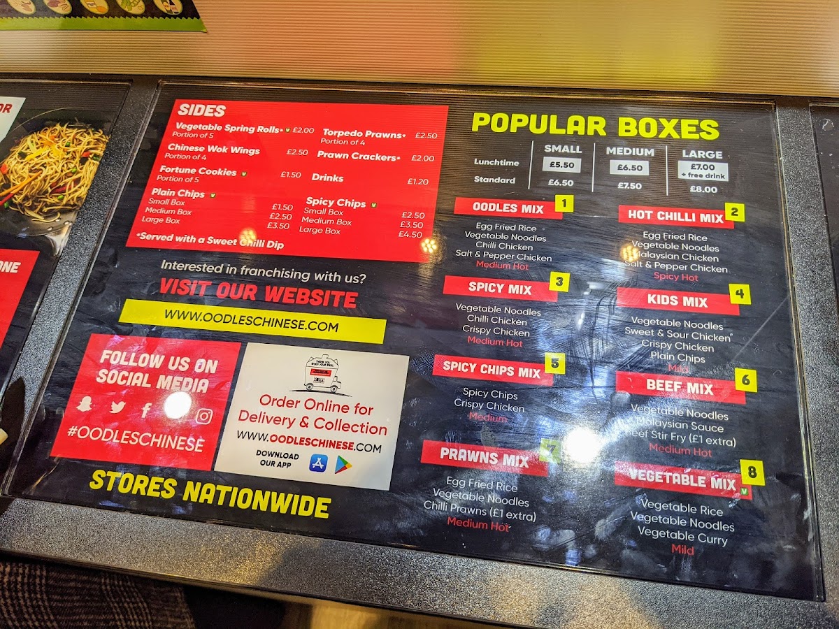Menu Oodles Wok Ilford-4