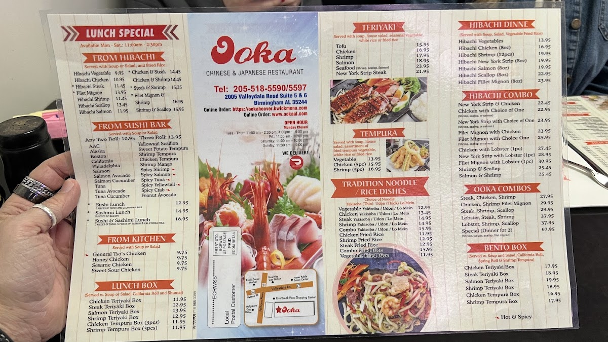 Menu Ooka Chinese & Japanese Restaurant-2