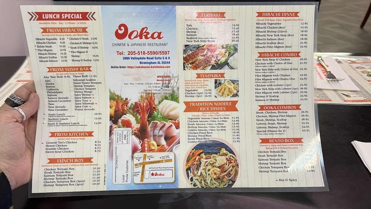 Menu Ooka Chinese & Japanese Restaurant-4