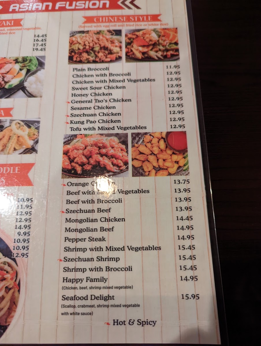 Menu Ooka Chinese & Japanese Restaurant-8
