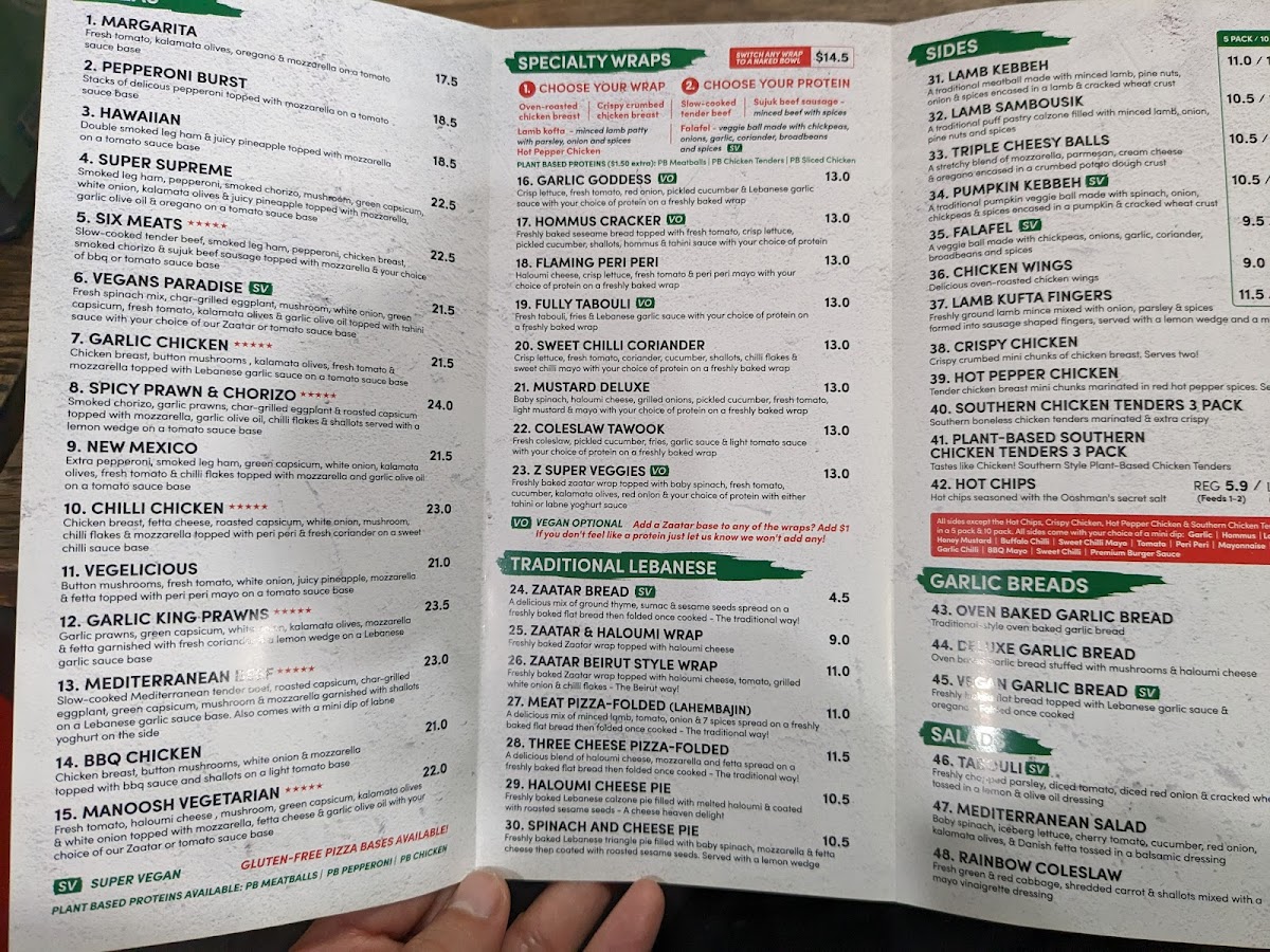 Menu Ooshman Randwick-1