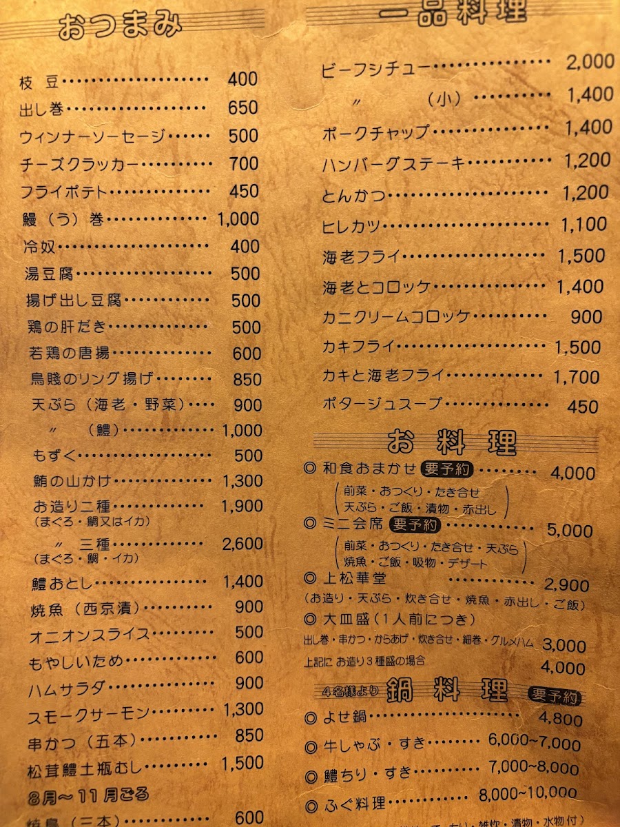 Menu Ootaya Ebisugawa-9
