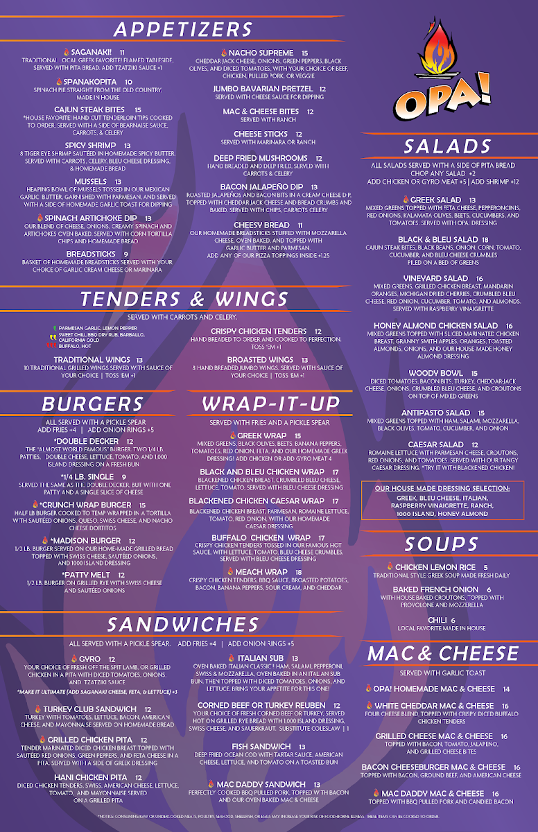 Menu Opa Food & Spirits-2