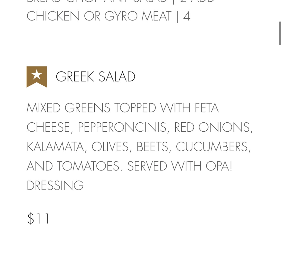Menu Opa Food & Spirits-9