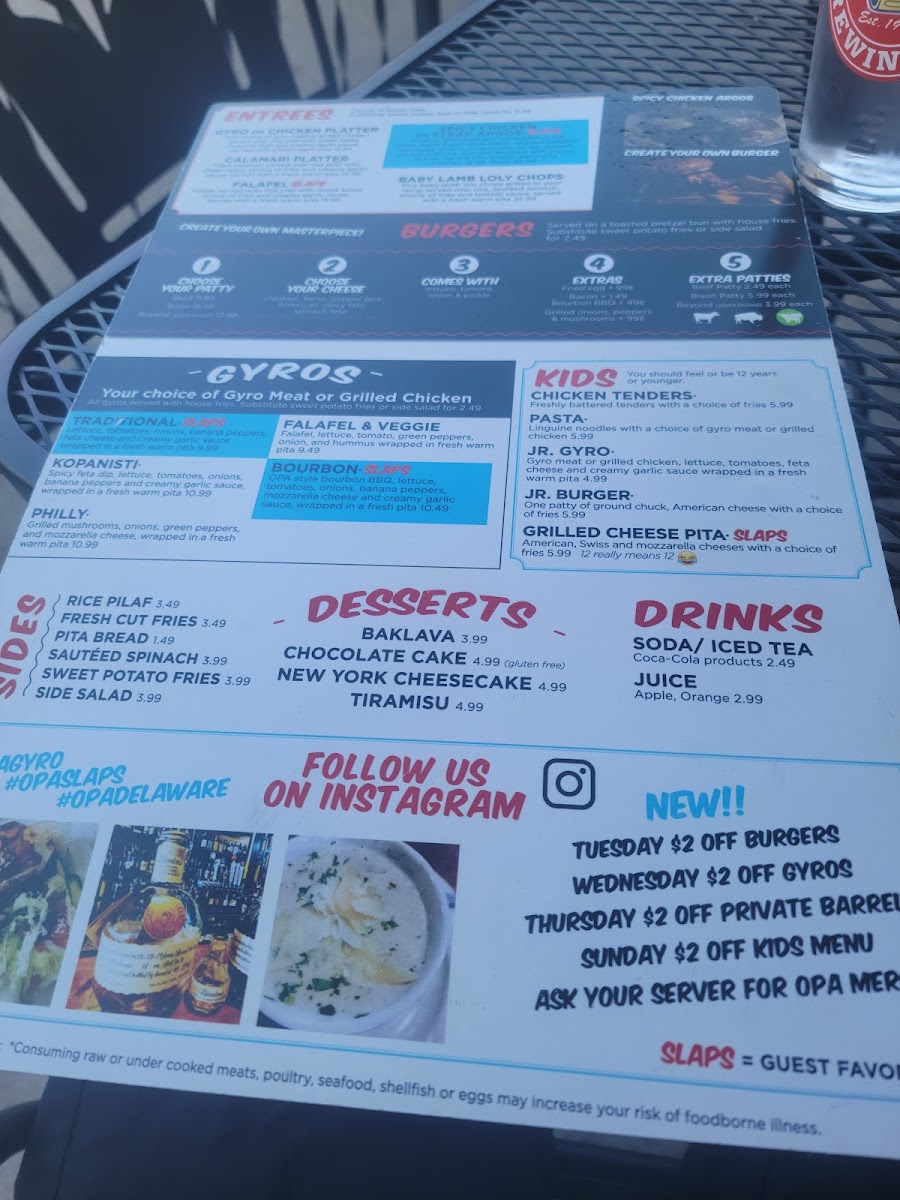 Menu Opa Grill & Tavern-10