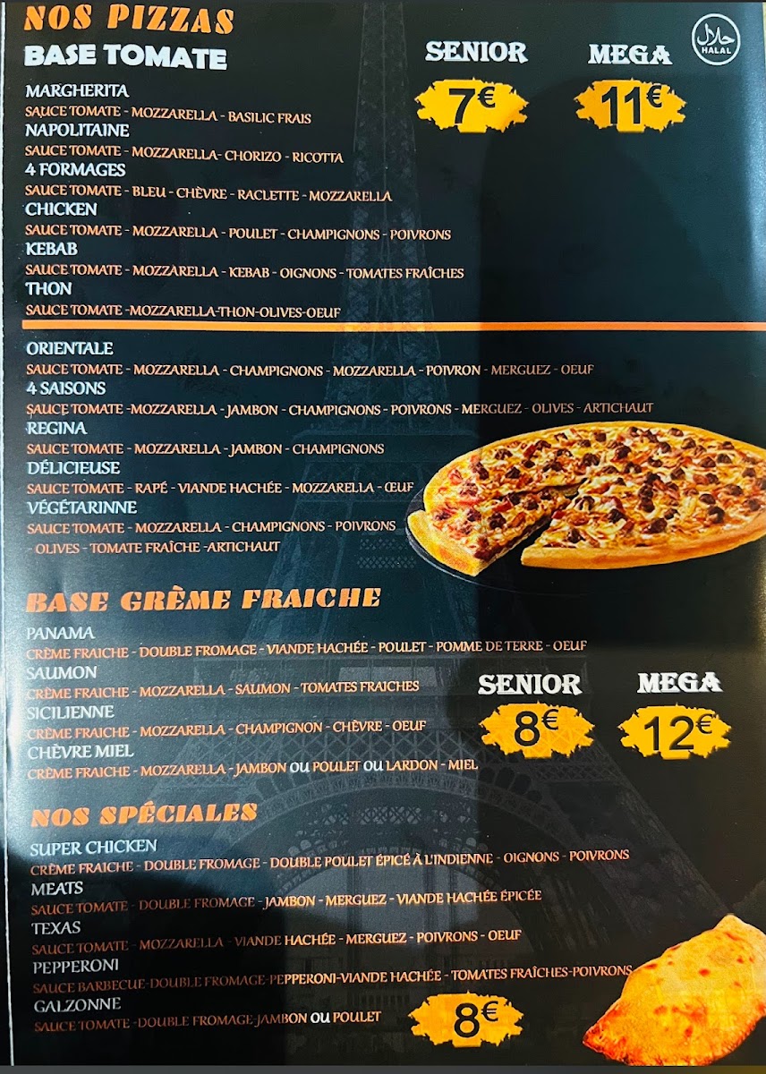 Menu O’Panama, Restaurant, Kebab, Tacos, Kebab Périgueux-2