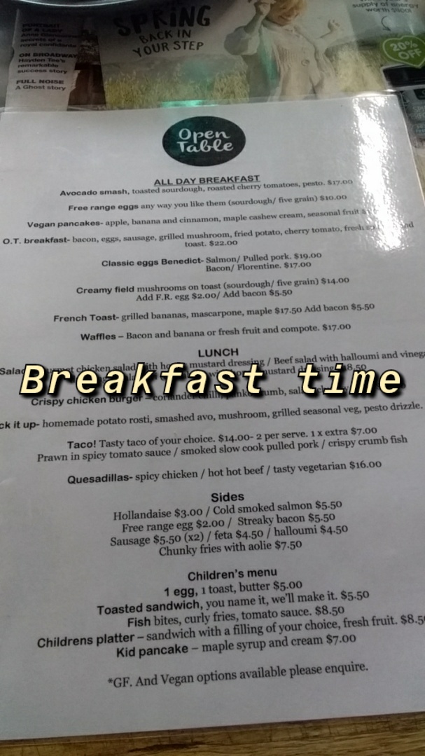 Menu Open Table-9