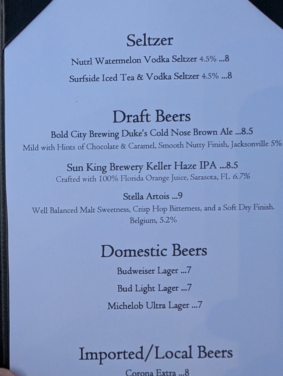 Menu Ophelia's On The Bay-4