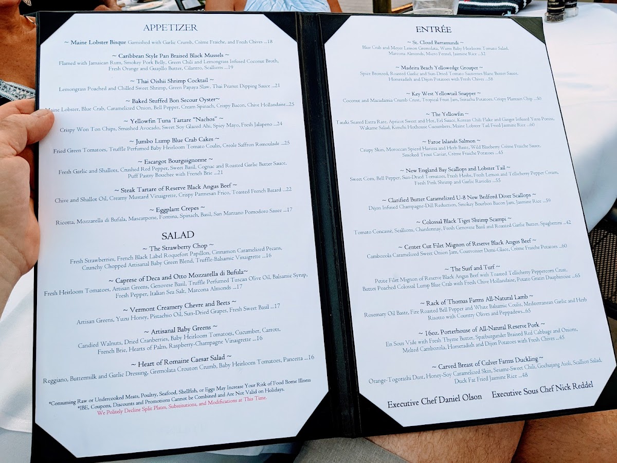 Menu Ophelia's On The Bay-7