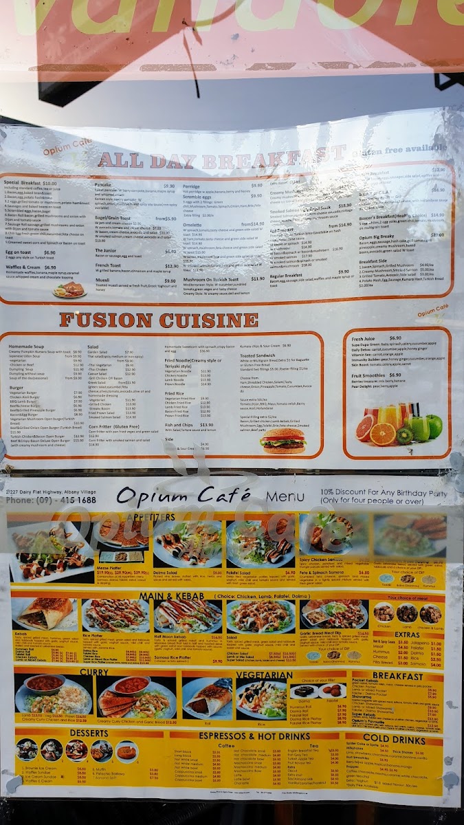 Menu Opium Cafe-7