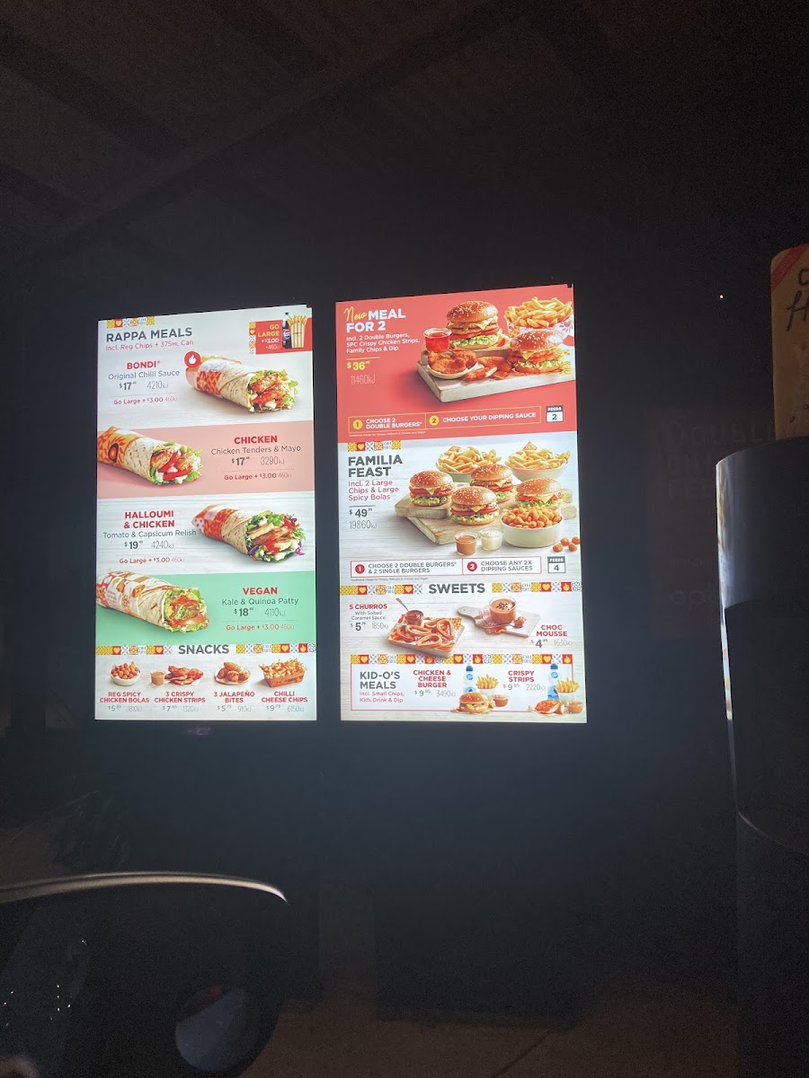 Menu Oporto Canningvale Drive Thru-4