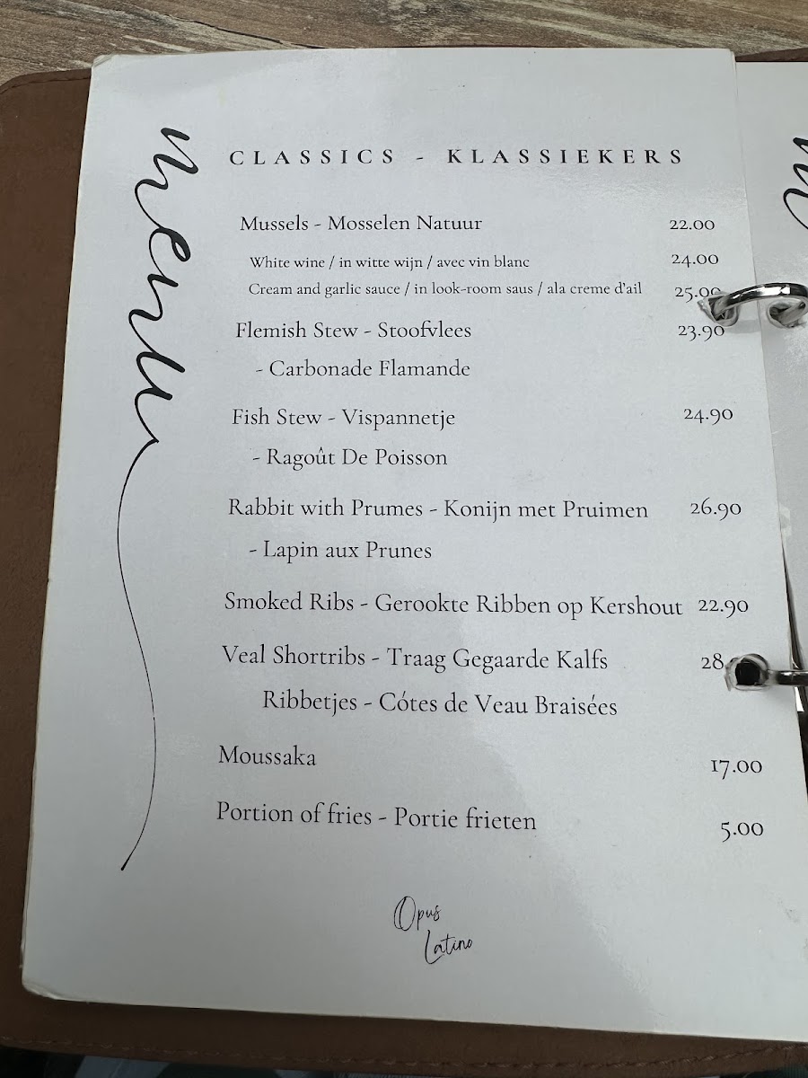 Menu Opus Latino-2