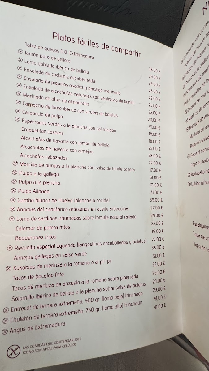 Menu Oquendo Restaurante & Tapería-1