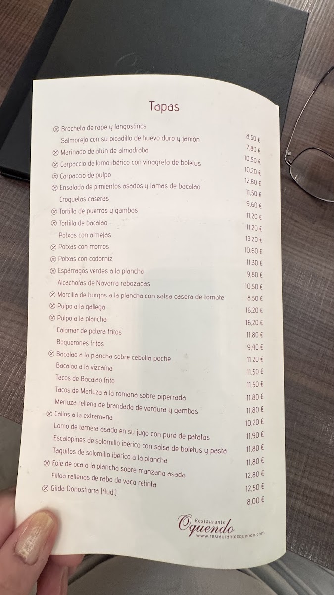 Menu Oquendo Restaurante & Tapería-2
