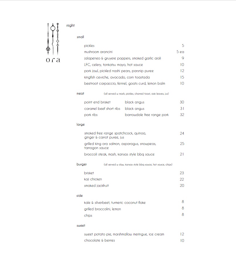 Menu Ora Kew-8
