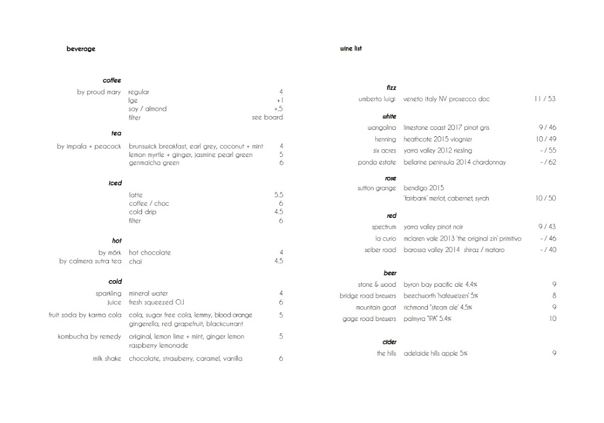 Menu Ora Kew-9