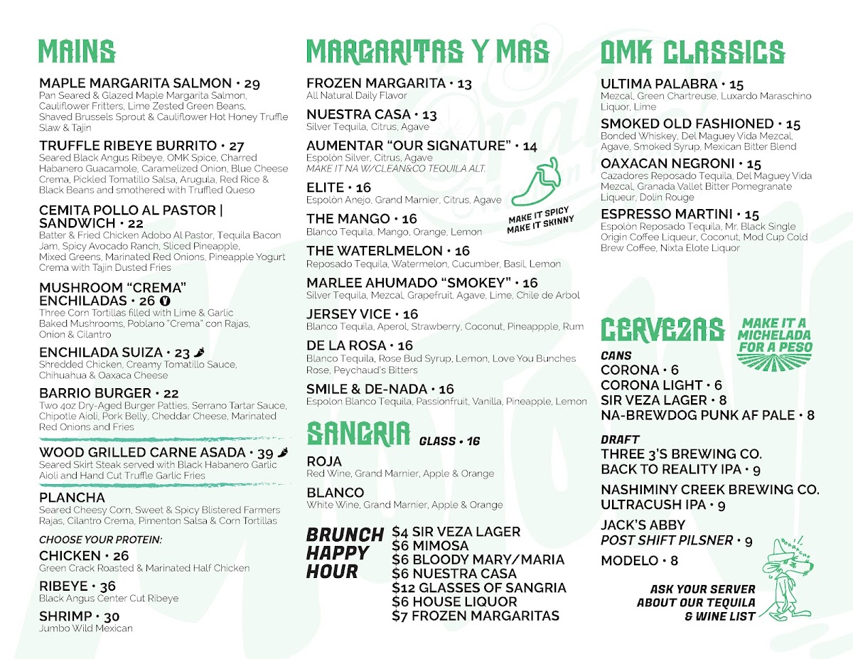 Menu Orale Mexican Kitchen-1