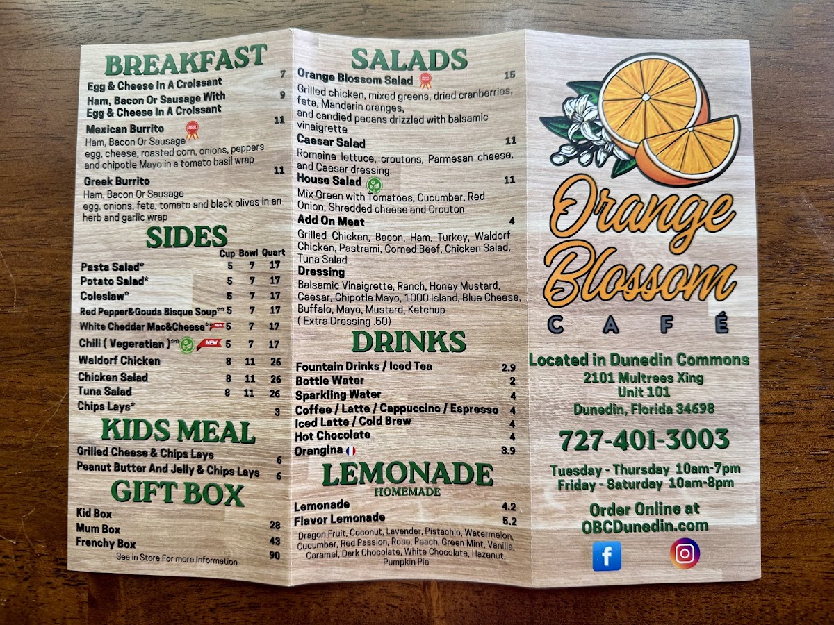 Menu Orange Blossom-6