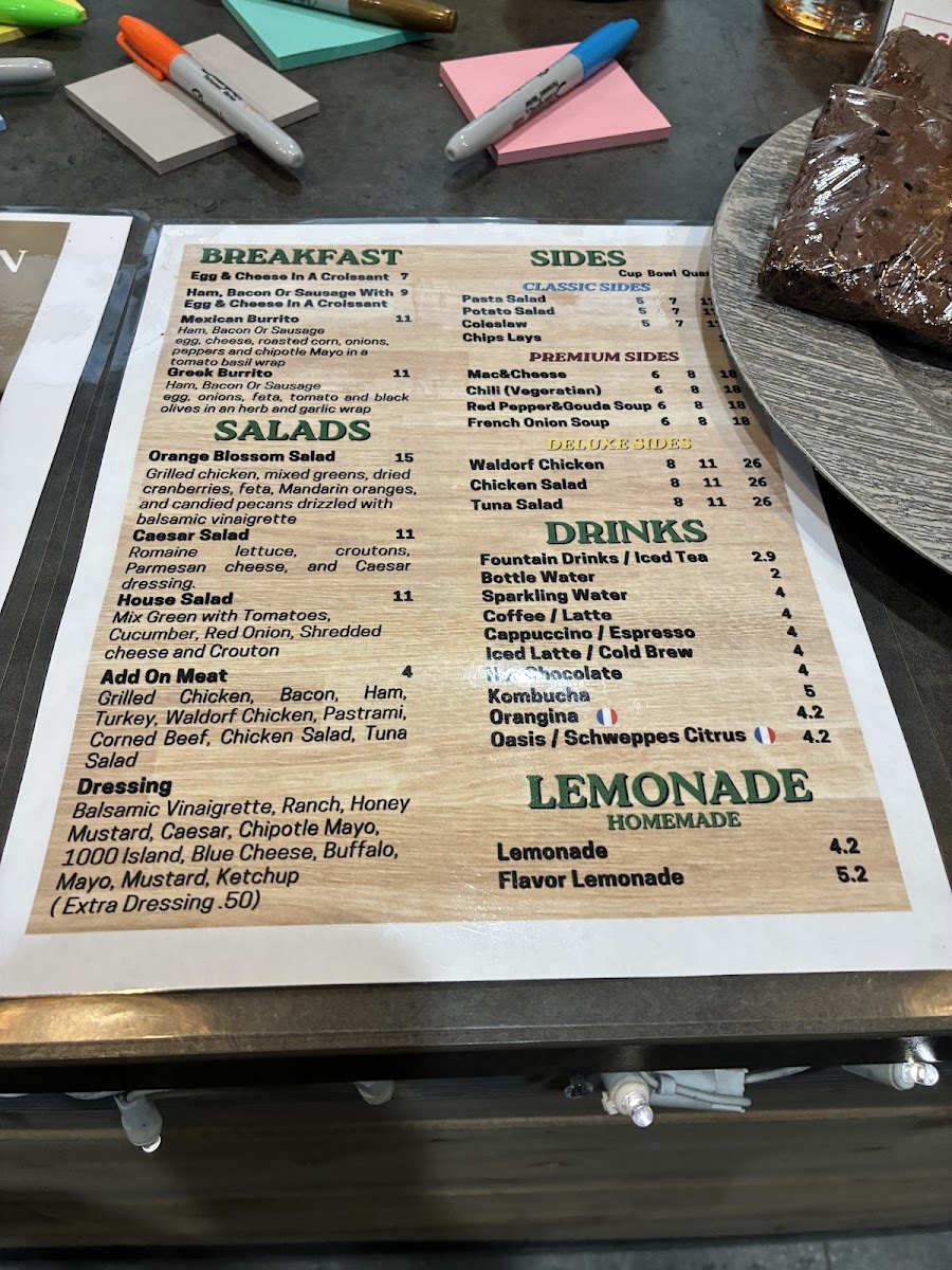 Menu Orange Blossom-9