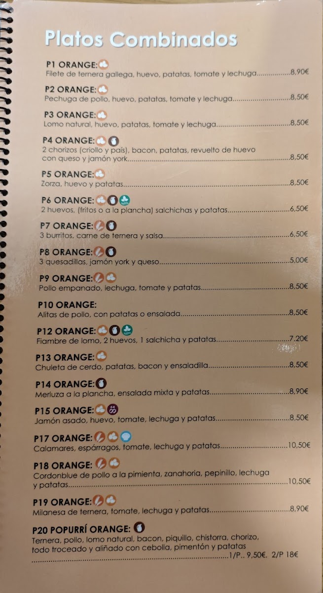 Menu Orange-3