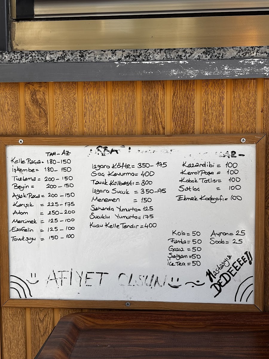 Menu Çorbaci Dede-4