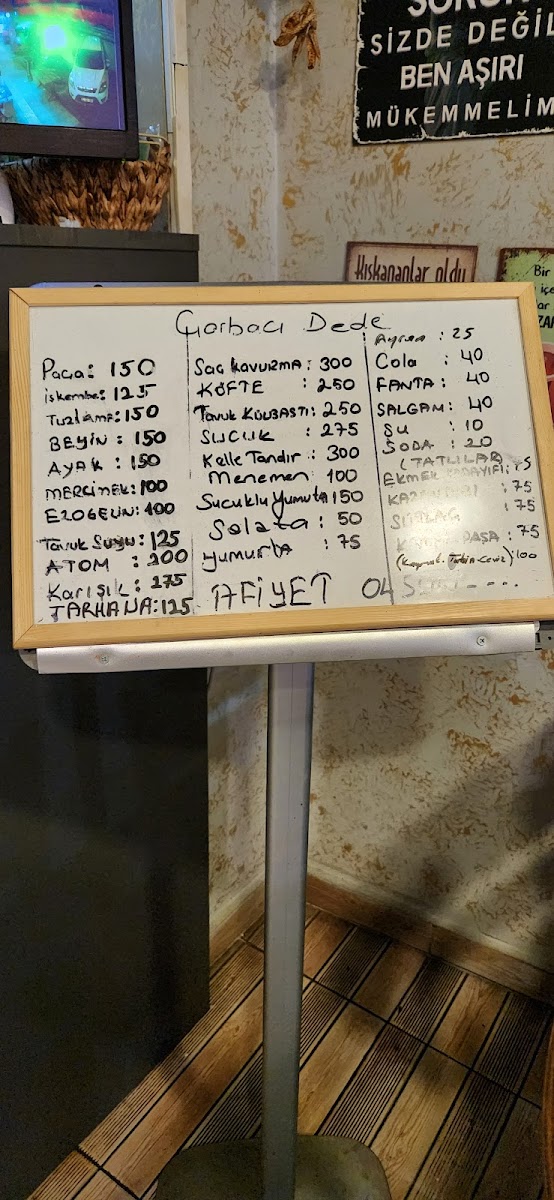 Menu Çorbaci Dede-8