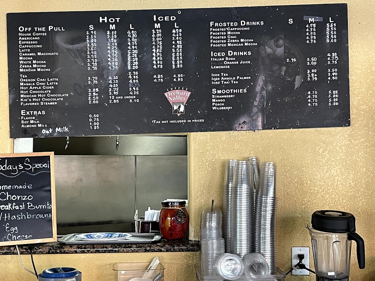 Menu Orchard Valley Coffee.-5