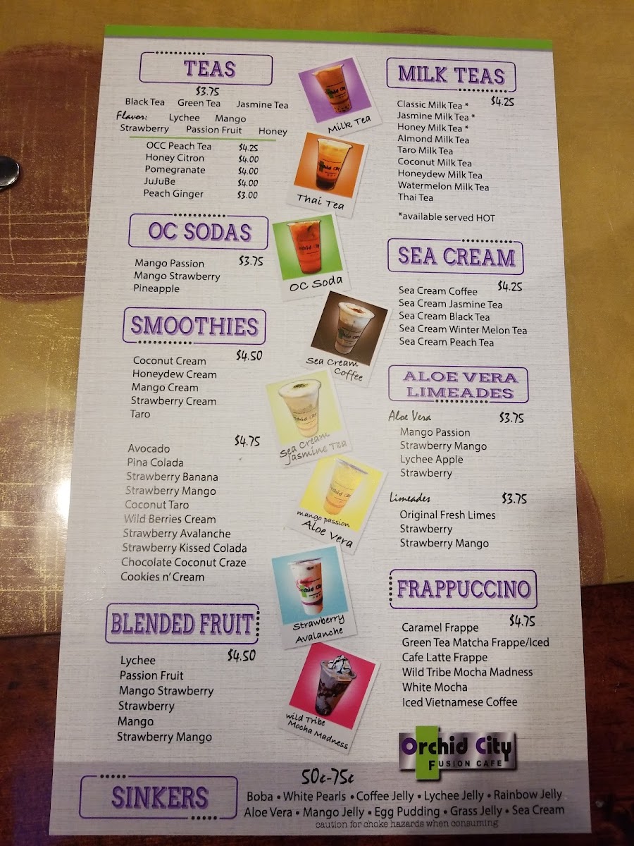 Menu Orchid City Fusion Cafe-2