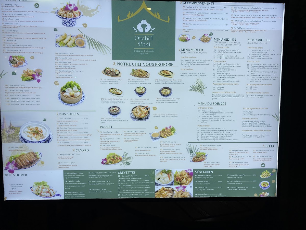 Menu Orchid Thaï-2