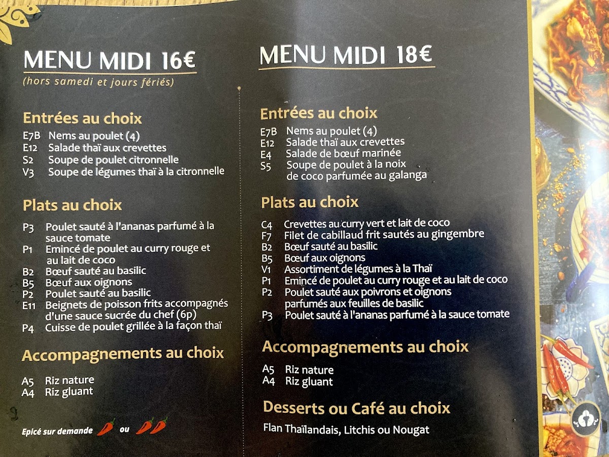 Menu Orchid Thaï-5