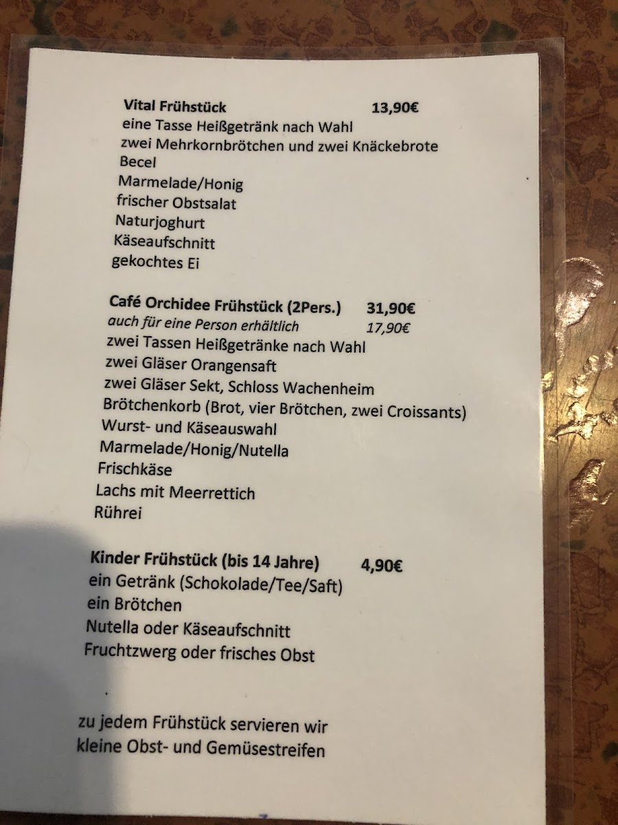 Menu Orchids Netzer & Café Orchidee-9