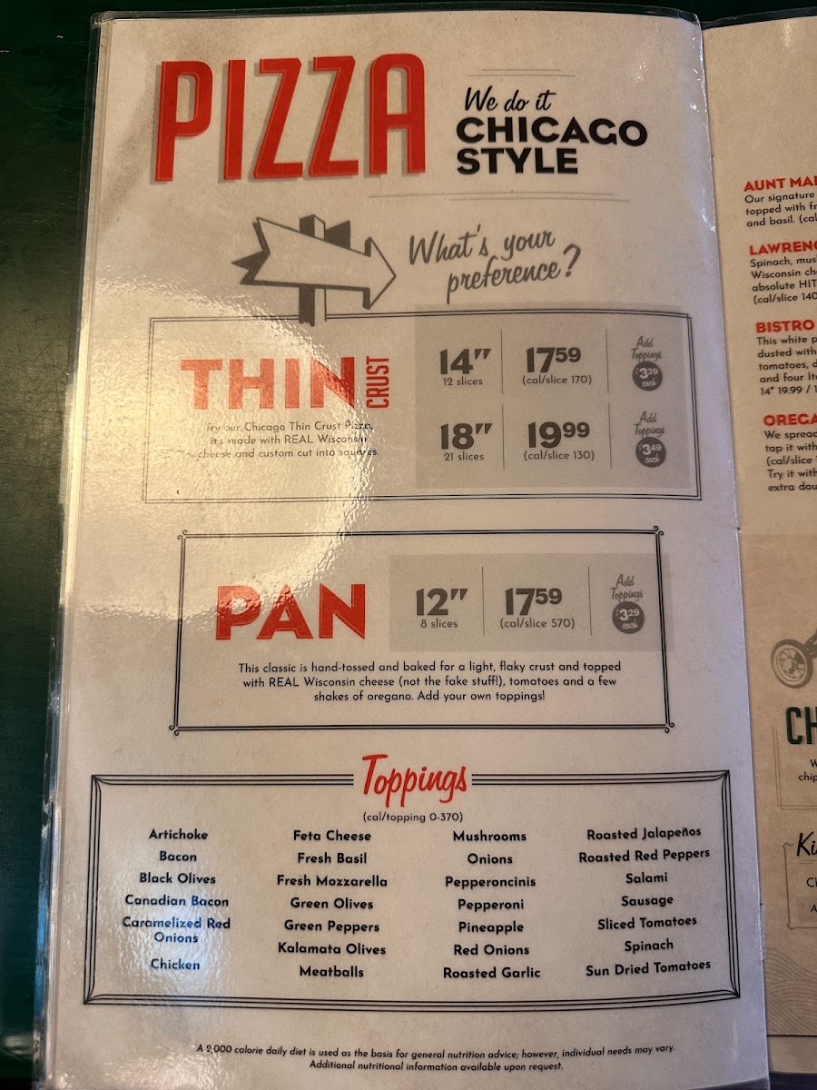 Menu Oregano's-10