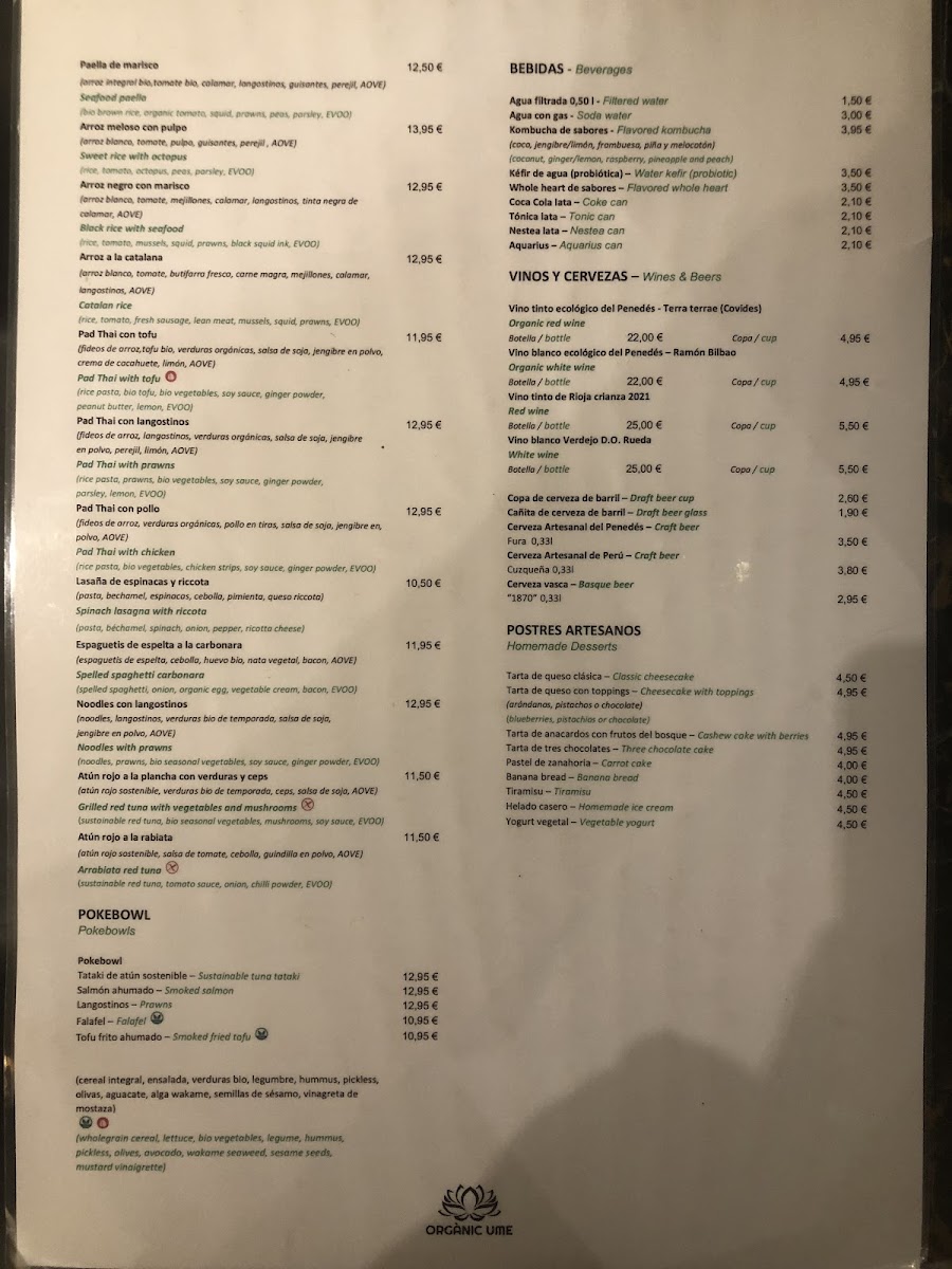 Menu Organic Ume-2