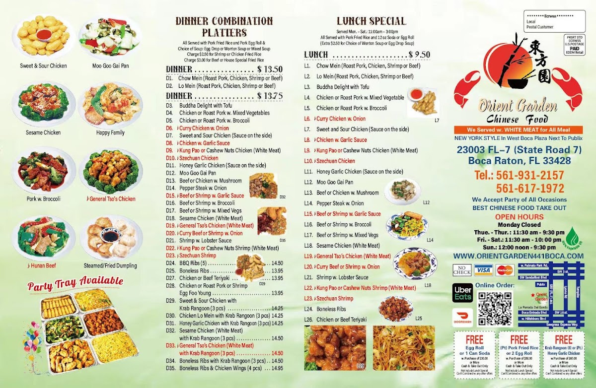 Menu Orient Garden Chinese Restaurant-2