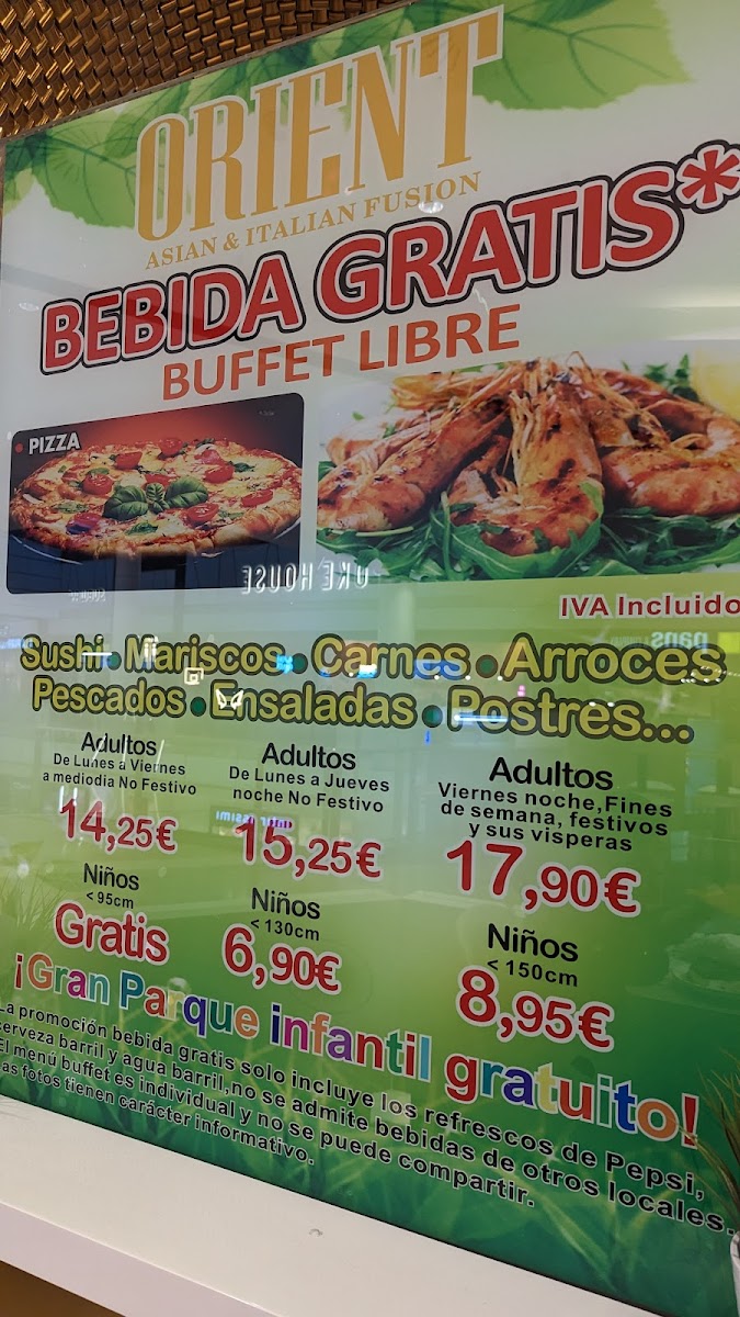 Menu Orient-10