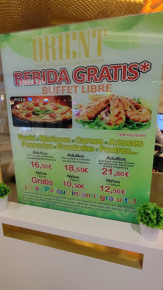 Menu Orient-2