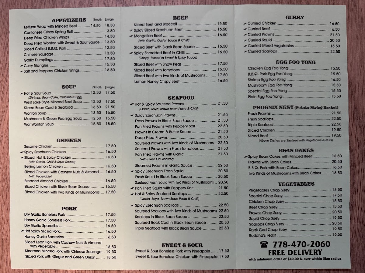 Menu Oriental Express Restaurant-2