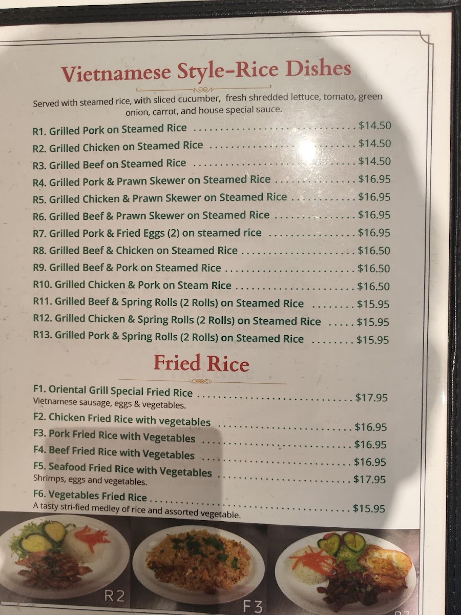 Menu Oriental Grill Vietnamese Cuisine-2