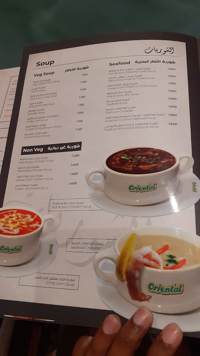Menu Oriental Restaurant-8