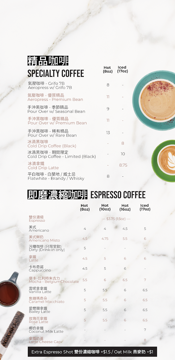 Menu Origin Delight Cafe - Coffee, Tea & Food-9